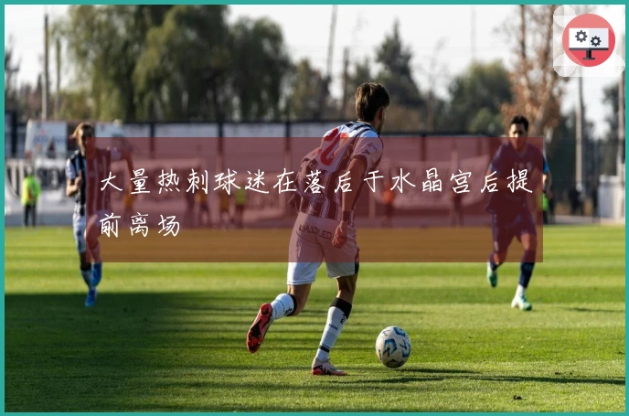 大量热刺球迷在落后于水晶宫后提前离场